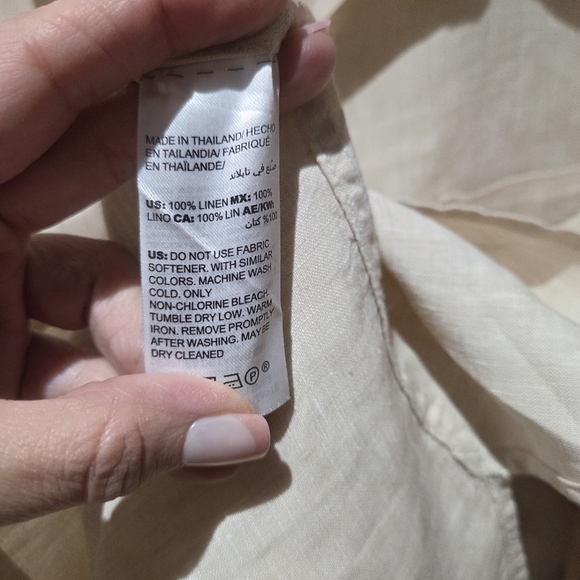 Chico's Linen Button Down - Picture 5 of 13